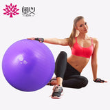 Maxbell Yoga Ball Fitness Ball Slimming Explosion-Proof Balance Ball Purple 55cm