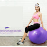 Maxbell Yoga Ball Fitness Ball Slimming Explosion-Proof Balance Ball Purple 55cm