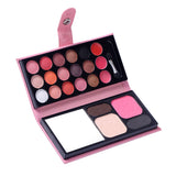 Maxbell 22 Color Eyeshadow Powder Blusher Concealer Lip Gloss Shading Makeup Palette