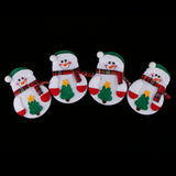 Maxbell 4pcs Christmas Tableware Cutlery Bag Silverware Holder Table Decor Snowman 1