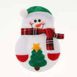 Maxbell 4pcs Christmas Tableware Cutlery Bag Silverware Holder Table Decor Snowman 1