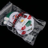 Maxbell 4pcs Christmas Tableware Cutlery Bag Silverware Holder Table Decor Snowman 1