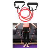 Maxbell Yoga Pull Up Rope Fitness Resistance Bands 15lbs Home Workout Tubes Red