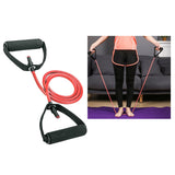 Maxbell Yoga Pull Up Rope Fitness Resistance Bands 15lbs Home Workout Tubes Red