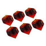 Maxbell 6Pcs Standard Shape Dart Flights Tail Accessories Supplies for Dart Games B