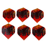 Maxbell 6Pcs Standard Shape Dart Flights Tail Accessories Supplies for Dart Games B