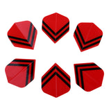 Maxbell 6Pcs Standard Shape Dart Flights Tail Accessories Supplies for Dart Games M