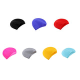 Maxbell Elastic Silicone Hair Protect Swimming Hat Long Hair Cap for Women Blue