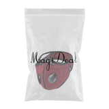 Maxbell Cycling Half Face Mask Biking Adjustable Facemask Antidust PM2.5 Filter Red