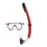 Maxbell Adults Swimming Diving Mask Anti-fog Scuba Goggles Semi-Dry Snorkel Gear Set