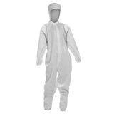 Maxbell Anti-Static Protective Coverall Suit Gown Long Zipper Front for Adults XXL