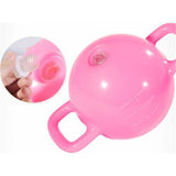 Maxbell Yoga fitness kettle bell can be filled with water to adjust weight Pink