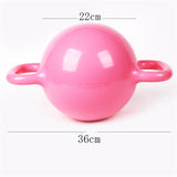 Maxbell Yoga fitness kettle bell can be filled with water to adjust weight Pink