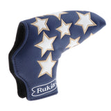 Maxbell Golf Putter Head Covers Blade PU Leather Club Headcover Blue