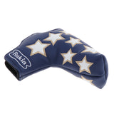 Maxbell Golf Putter Head Covers Blade PU Leather Club Headcover Blue