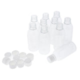 Maxbell 10pcs Empty Cosmetic Container Liquid Plastic Bottle Vial for Travel 150ml