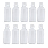 Maxbell 10pcs Empty Cosmetic Container Liquid Plastic Bottle Vial for Travel 150ml