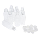 Maxbell 10pcs Empty Cosmetic Container Liquid Plastic Bottle Vial for Travel 150ml