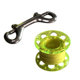 Maxbell Diving Finger Tech Spool Dive Snorkeling Guide Line Reel with Clip 15m