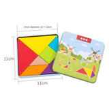 Maxbell Wooden Jigsaw Puzzle Tangram Puzzle Montessori Toys Parent-child Toys