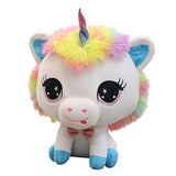 Maxbell Rainbow Unicorn Plush Soft Stuffed Toys for Kids Girl Birthday Gifts Blue