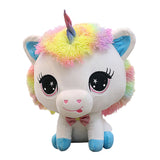 Maxbell Rainbow Unicorn Plush Soft Stuffed Toys for Kids Girl Birthday Gifts Blue