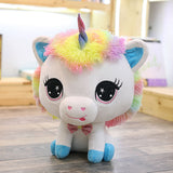 Maxbell Rainbow Unicorn Plush Soft Stuffed Toys for Kids Girl Birthday Gifts Blue