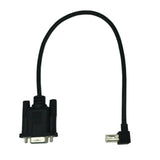 Maxbell RS232 DB9 Female to USB2.0 Angle 90 Degree Female Serial Cable Connector