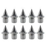 Maxbell 10pcs Outdoor Carbon Steel Track Spikes Replacement Silver