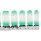 Maxbell Glitter Shimmer Nail Art Decoration Stickers Manicure Tips Decals Charms Light Green