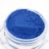 Maxbell 1g Temperature Color Change Nail Polish Pigment Dust Powder+Brush Blue