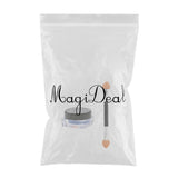 Maxbell 1g Temperature Color Change Nail Polish Pigment Dust Powder+Brush Blue