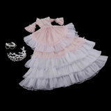 Maxbell 1:3 Doll Pink Dress Set for Dollfie Dolls Parts Accessories Girls Toys