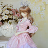 Maxbell 1:3 Doll Pink Dress Set for Dollfie Dolls Parts Accessories Girls Toys