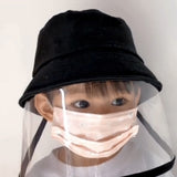 Maxbell For Baby Kids Anti-spitting Protective Hat Cap Cover Outdoor Safety Black