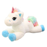 Maxbell Cute Rainbow Unicorn Plush Soft Toys for Kids Girl Birthday Gifts Blue