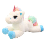 Maxbell Cute Rainbow Unicorn Plush Soft Toys for Kids Girl Birthday Gifts Blue