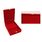 Maxbell Deluxe Red Velvet Jewelry Storage Box Beacelet Bangle Display Holder Case S