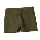 Maxbell Stretchy Women Fitness Shorts Gym Yoga Butt Lifting Boxers L Dark Green