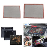 Maxbell 1 Piece Outdoor Camping BBQ Grill Mesh Net Barbecue Grilling Pad Mat L