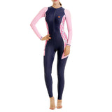 Maxbell Women Diving Wetsuit Sailing Suit Jumpsuit UV Protect Rash Guard M Pink