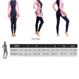 Maxbell Women Diving Wetsuit Sailing Suit Jumpsuit UV Protect Rash Guard S Pink