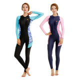 Maxbell Women Diving Wetsuit Sailing Suit Jumpsuit UV Protect Rash Guard S Pink