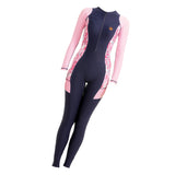 Maxbell Women Diving Wetsuit Sailing Suit Jumpsuit UV Protect Rash Guard 2XL Pink