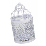 Maxbell European Style Electroplated Birdcage Shape Tea Light Candle Holder Style03