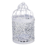 Maxbell European Style Electroplated Birdcage Shape Tea Light Candle Holder Style03