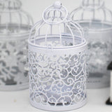 Maxbell European Style Electroplated Birdcage Shape Tea Light Candle Holder Style03