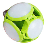 Maxbell E27 30W LED Folding Football UFO Bulb High Brightness Light Indoors  Green