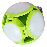 Maxbell E27 30W LED Folding Football UFO Bulb High Brightness Light Indoors  Green