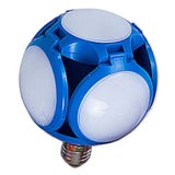 Maxbell E27 30W LED Folding Football UFO Bulb High Brightness Light Indoors  Blue